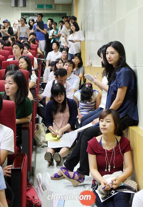 개강 첫날부터 취업설명회 