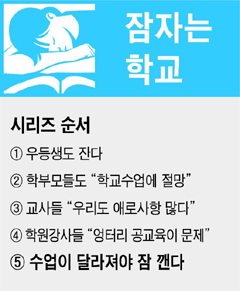 [잠자는 학교] "평준화가 똑같은 교육 강요… 학생이 과목 골라 들을 수 있어야"