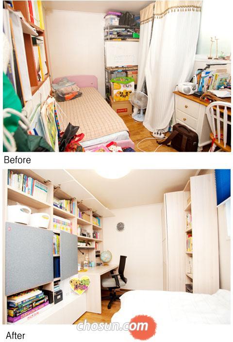 [우리 아이 공부방 바꾸기 3탄] "깔끔하게 변한 내 방에서 집중력 '쑥'… 공부가 술술돼요"