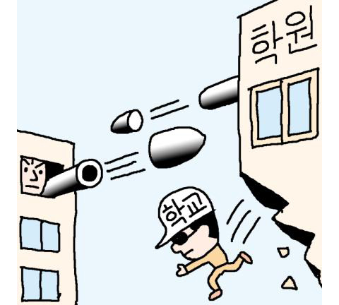 대교협, 사교육에 '2차 공격'… 학원가 썰렁