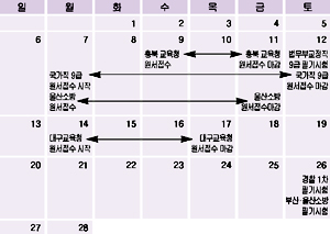2월 필기시험 원서접수 일정 총정리