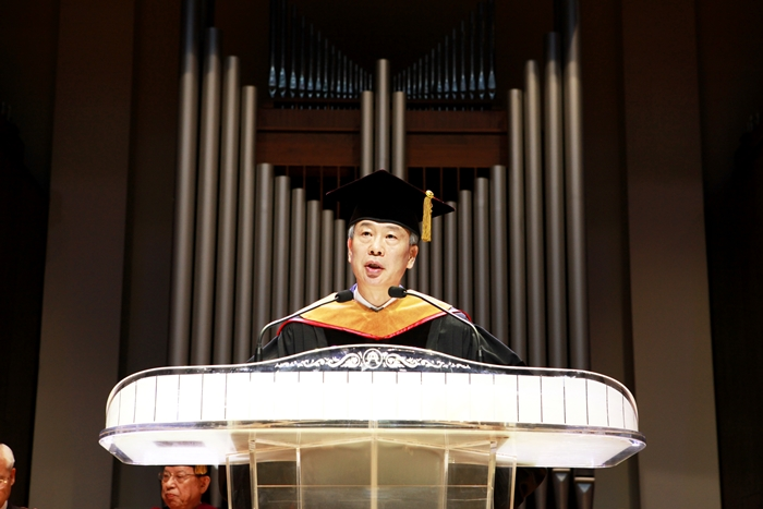 황준성 숭실대 제14대 총장 취임